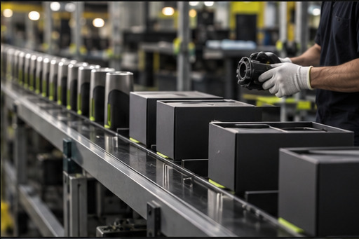Organized production line, quality control and packaged products